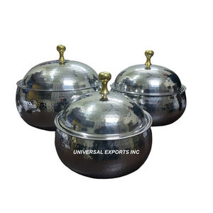 Hotpot de madera decorativo de alta calidad, cazuela de diseñador hecha a mano más vendida, nuevo calentador de alimentos de Metal elegante clásico - Product Image 6