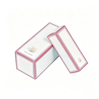 Boîtes d'emballage en carton kraft rigide personnalisées avec logo en relief, écologiques, petites boîtes en carton pour parfums, rouges à lèvres, cosmétiques, papier