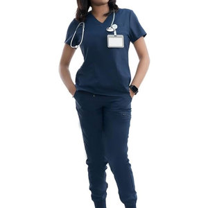 Ensemble d'uniformes d'infirmière pour hôpital, vêtements de travail pour laboratoire médical, vêtements professionnels confortables et durables, uniforme médical pour infirmière - Product Image 1