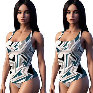 Camiseta sin Mangas para Mujer, Elegante, con Logotipo Tejido en la Parte Delantera, Transpirable y Cómoda, Corte Ajustado, para Uso en Interiores y Exteriores - Product Image 4