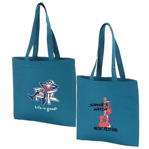 Bolsa de Tela de Algodón a Todo Color con Diseño Adirondack, Patrón Sólido, Life Is Good - Product Image 1