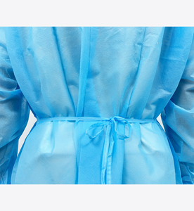 <span class=keywords><strong>Bata</strong></span> de aislamiento <span class=keywords><strong>desechable</strong></span>, uniformes de protección médica, lazos para el cuello y la cintura, consumibles médicos para Hospital, clínica, propósito sanitario - Product Image 4