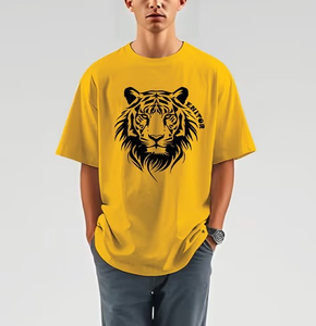 T-shirt pour homme à manches courtes de qualité supérieure, imprimé avec un design graphique personnalisé, épais, 240 GSM, 100% coton, options multicolores - Product Image 6