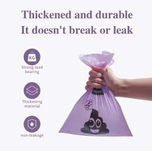 2025 grossistes vente chaude Logo personnalisé sacs de crottes de chien écologiques biodégradables avec distributeur sac de crottes de chien - Product Image 6