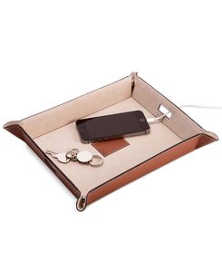 <b>Large</b> Leather <b>Serving</b> <b>Tray</b> For Multipurpose Rack With Reinforced Corners And Natural Look Ideal For Home - Product Image 1