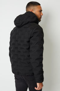 Veste matelassée oversize unisexe de qualité supérieure, fermeture éclair, hiver, personnalisée, matelassée, imperméable, respirante, capuche, vêtement d'extérieur - Product Image 3