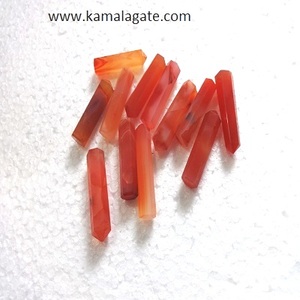 Venta al por mayor de diseño de mascota Náutica de moda colgante de Punta cornalina roja bobina de plata envuelta cristal curativo piedra preciosa tallada ágata - Product Image 4