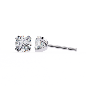 REYES Wholesale 925 Sterling Silver Wedding Gift Fine Jewelry <b>for</b> Women GRA Certified Round Cut 2.5 Carat Moissanite <b>Earrings</b> - Product Image 1