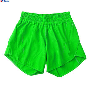 Shorts d'été pour femmes de qualité supérieure, double couche, élastiques, séchage rapide, respirants, yoga, gym, sport, course à pied, légers, en spandex/coton - Product Image 6
