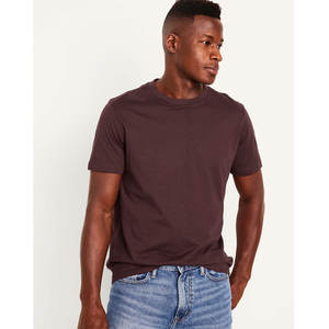 High Quality <b>Summer</b> New Fashion Brand 100% Cotton Loose Fit Short Sleeve T-<b>Shirt</b> For Men - Product Image 1