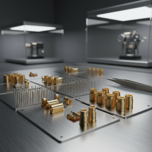 Accessoires d'usinage CNC haute précision Cnc pièce personnalisée en acier CNC usinage de tournage Contacts électriques tournés personnalisés - Product Image 4