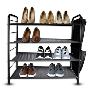Export Quality New Design 4 Tier Metal Furniture <b>Shoe</b> <b>Rack</b> for Decoration Use at Affordable Price Sturdy Durable Organizer <b>Rack</b>. - Product Image 5