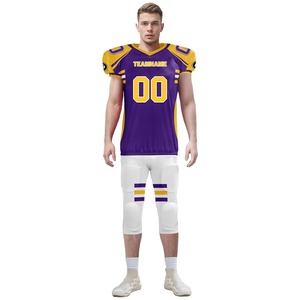 Camisetas de fútbol americano de equipo personalizado Premium, manga corta, 100% poliéster, ropa deportiva cómoda y duradera - Product Image 2