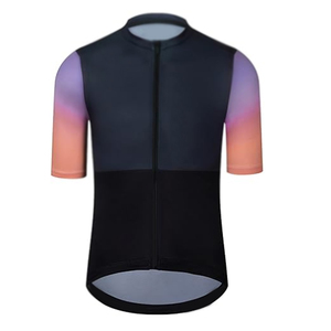 Conjunto de Maillot y Culotte de Ciclismo para Hombre de Secado Rápido, Nuevo Diseño, Transpirable, con Manga Corta, Personalizable para Equipos OEM - Product Image 2