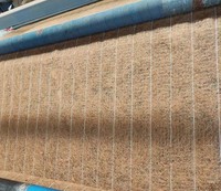Fourniture ponctuelle du fabricant Protection des pentes de rivière Couverture d'herbe Graines Fibre végétale Géotextiles en soie de noix de coco Produits de terrassement