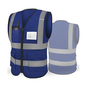 Gilet de sécurité réfléchissant vêtements de travail haute visibilité logo personnalisé construction uniforme ingénieur gilet vêtements de protection durables - Product Image 3