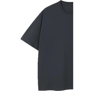 Eco-Friendly Breathable Organic Cotton Canvas <b>Fabric</b> Short Sleeve Blank Casual Shirts for Men Plus Size Oversize Embossed Front - Product Image 6