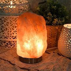 Lámpara de Sal Rosa del Himalaya Auténtica de Excelente Calidad, Tallada a Mano, Marca Demaro, para Decoraciones de Bodas y Festividades - Product Image 6