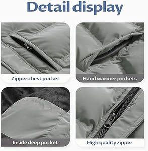 Nouveau design Veste à bulles pour hommes Logo personnalisé et design à manches longues Restez confortable Service OEM téléchargé par Dress Sports - Product Image 5