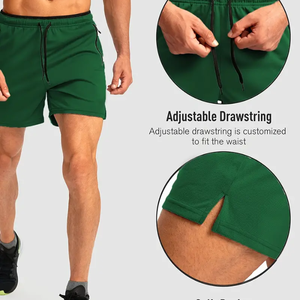 Bermuda de base pour hommes XS coton Fitness Running Beach Basketball Cargo Shorts Logo personnalisé Casual Print Anti-Wrinkle OEM - Product Image 3