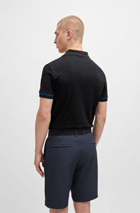 Polo de manga corta de estilo de lujo transpirable, cuello de botón, personalizado, elegante, transpirable, para hombre, Polo de secado rápido - Product Image 4