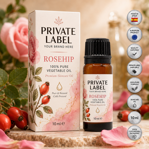 Olio di Rosa Canina 100% Puro 10ml OEM con Etichetta Privata |   Olio Vegetale Naturale per la Cura della Pelle e dei Capelli |   Spagna UE - Product Image 1