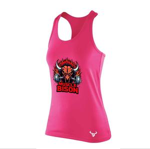 OEM Gym Vests <b>for</b> <b>Men</b> High-Stretch Cotton-Blend or Polyester <b>Singlets</b> Plain or Printed Low MOQ & Private Label - Product Image 3