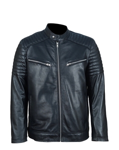 Veste en cuir coupe-vent de style High Street pour hommes, veste d'hiver longue et imperméable de haute qualité, meilleure vente, nouvelle mode - Product Image 2