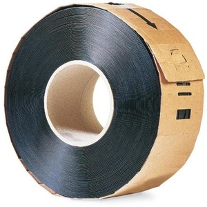 PP <b>Strapping</b> Band 12Mm X 0.55Mm X 3000M Black 200Mm Core by TRANSPAK Pack of 2 - Product Image 1
