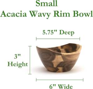 Customized Wooden Bowl for Wholesale Best Design & Round Shape Wooden Serving Bowl for Kitchen & <b>Table</b> Decoration Home Decor - Product Image 2