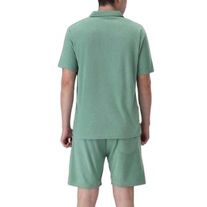 Wholesale Custom High Quality Plus Size Men's Summer Two-Piece T-Shirt and Shorts <b>Set</b> Breathable Quick Dry - Product Image 2