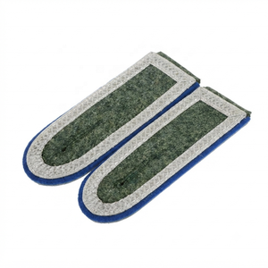 Épaulettes d'uniforme d'officier de service brodées de qualité supérieure, gris champêtre, 2026 - Product Image 2