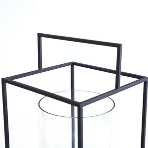 Estilo elegante, increíbles marcos de varillas de Metal, farolillos de velas hechos a mano a bajo precio para decoración del hogar, farol para interiores y exteriores - Product Image 4