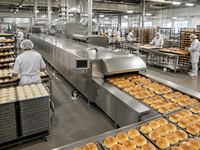 Solution complète d'équipement de boulangerie pour usage domestique Restaurants Artisan Baguette Pizza Sarrasin Maïs avec nouveau moteur