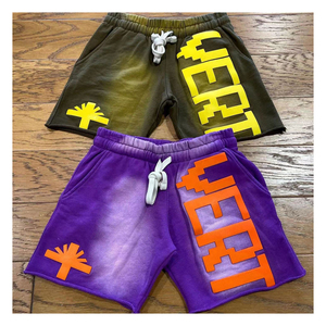 Pantalones cortos de cintura alta para mujer, transpirables, de algodón suave, personalizados, lisos, informales, Sexy, con dobladillo crudo, logotipo bordado, talla 5XL, alta calidad - Product Image 3