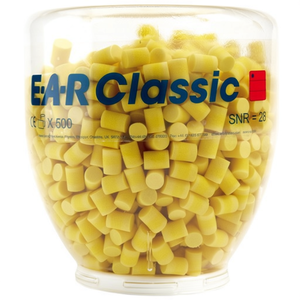 Tapones para los Oídos de Repuesto 3M E-A-R Classic EN 352-2 SNR 28 DB, 500 Pares/Dispensador, Protectores Auditivos - Product Image 3