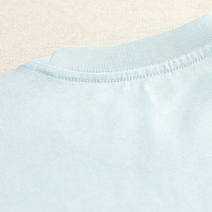 240 Grammes T-shirt uni de haute qualité T-shirt uni à épaules tombantes personnalisé en vrac pour hommes - Product Image 6