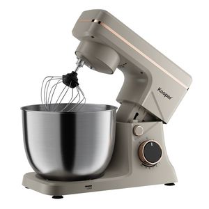 Batteur planétaire Kooper 5,5 L, 1500 W, batteur sur socle électrique avec bol mélangeur ivoire pour usage domestique - Product Image 1
