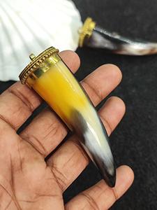 Collier pendentif en corne de buffle, bijoux tribaux naturels et durables pour femmes, haute qualité - Product Image 6