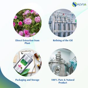 Vente en gros en vrac Huile de rose de Damas 100% pure Huiles essentielles biologiques naturelles Blanchiment de massage liquide Emballage personnalisé COA - Product Image 4