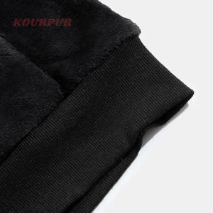 Trendy 260g <b>Velvet</b> Hoodies Hood Men Women Long Winter 3D Embroidery Zipper <b>Hoodie</b> Custom Logo Lining Loose Solid - Product Image 6