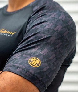 เสื้อกันผื่นพิมพ์ลายดิจิตอลแห้งเร็วสำหรับผู้ใหญ่ผู้ชายใหม่เสื้อป้องกันผดผื่นแบบแห้งเร็วแขนยาวกันแดด - Product Image 1