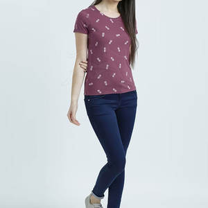 Concevez vos propres femmes T-shirts sur mesure femmes T-shirts Offre Spéciale bas quantité minimale de commande femmes T-shirts - Product Image 6