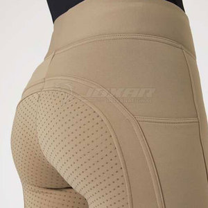 Collants d'équitation pour femmes avec tissu extensible et poche latérale pour téléphone ou clés Collants d'équitation pour femmes - Product Image 6
