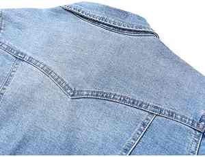 Nueva llegada chaqueta vaquera para mujer 100% algodón impermeable transpirable a prueba de viento logotipo personalizado servicio OEM duradero precio razonable - Product Image 4