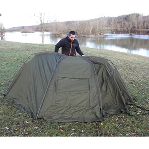 Leichte Aquatex 1-Personen-Karpfen Biwy Easy Setup mit 10.000mm hydro statischem Kopf Allwetter-Aluminiumstangen-Angel gerät - Product Image 2
