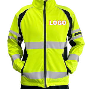 Chaqueta de Invierno de Seguridad Reflectante de Alta Visibilidad, de Poliéster de Primera Calidad, con Capucha Oculta, Acolchada e Impermeable - Product Image 2