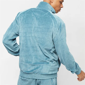 Ensemble de survêtement d'hiver pour homme en molleton technique de luxe 100% coton imprimé, logo, 2 pièces, respirant, jogging lourd, extérieur - Product Image 4