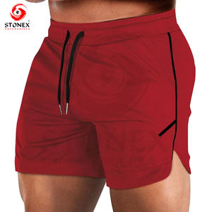 Short de sport décontracté à séchage rapide pour homme Short de sport réfléchissant avec poches pour l'entraînement de course ou de gymnastique - Product Image 1