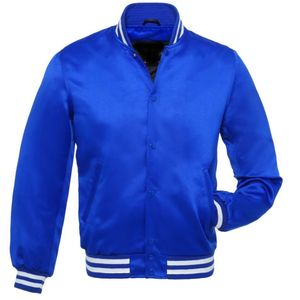 Blouson Bomber Unisexe Personnalisé OEM en Satin, Broderie Patchwork Camouflage, Formel, Imperméable, Haute Qualité, Coupe Ample, Logo Gaufré - Product Image 1